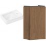 Zestaw Hansgrohe Xelu Q umywalka z szafką Xilesa E 36 cm prawa biały połysk/kaszmirowy dąb (54244550, 60314450) zdj.1