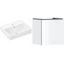 Zestaw Hansgrohe Xanuia Q umywalka z szafką Xilesa E 50 cm biały (54247700, 60131450) zdj.1