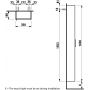 Laufen Base szafka 165 cm wysoka wisząca prawa jasny wiąz H4026421102621 zdj.2