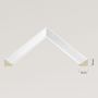 Ars Longa Helsinki lustro 55,2x45,2 cm prostokątne białe HELSINKI4050-B zdj.2
