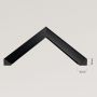 Ars Longa Helsinki lustro 175,2x65,2 cm prostokątne czarne HELSINKI60170-C zdj.2