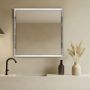 Ars Longa Helsinki lustro 75,2x75,2 cm kwadratowe nikiel HELSINKI7070-N zdj.4