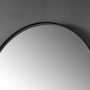 Ars Longa Ambiente lustro 50x100 cm owalne z oświetleniem czarne LED-AMBIENTE50100-C zdj.4