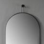 Ars Longa Avanti lustro 50x100 cm owalne z oświetleniem czarne LED-AVANTI50100-C zdj.4