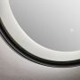 Ars Longa Eclisse lustro 60x90 cm owalne z oświetleniem czarne LED-ECLISSE6090-C zdj.4