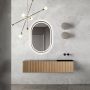 Ars Longa Eclisse lustro 60x90 cm owalne z oświetleniem złote LED-ECLISSE6090-Z zdj.3