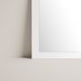 Ars Longa Linea lustro 53x43 cm prostokątne białe LINEA4050-B zdj.6