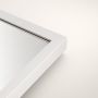Ars Longa Linea lustro 103x53 cm prostokątne białe LINEA50100-BS zdj.5