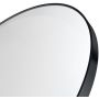 Ars Longa Loft lustro 70 cm okrągłe czarne LOFT70-C