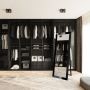 Ars Longa Milano lustro stojące 64,6x174,6 cm prostokątne czarne LS-MILANO50160-C zdj.2
