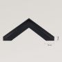 Ars Longa Oslo lustro stojące 40,4x160,4 cm prostokątne czarne LS-OLSO32152-C zdj.6