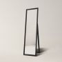 Ars Longa Slim lustro stojące 39,8x159,8 cm prostokątne czarne szczotkowane LS-SLIM32152-CS zdj.1