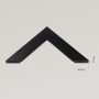 Ars Longa Slim lustro stojące 39,8x159,8 cm prostokątne czarne szczotkowane LS-SLIM32152-CS zdj.6