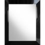 Ars Longa Milano lustro 134x74 cm prostokątne czarny połysk MILANO60120-C zdj.1