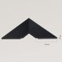 Ars Longa Plato lustro 117,4x67,4 cm prostokątne czarne PLATO50100-C zdj.2