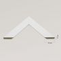 Ars Longa Slim lustro 137,8x47,8 cm prostokątne białe SLIM40130-B zdj.2