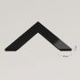 Ars Longa Slim lustro 137,8x47,8 cm prostokątne czarne SLIM40130-C zdj.2