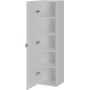Megstyl Arcos szafka 34,5x31,8x130 cm boczna wisząca biała 2418 zdj.4