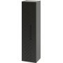 Megstyl Aspen szafka 34,5x31,8x130 cm boczna wisząca czarna 2423 zdj.1