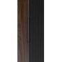 Megstyl Avella szafka 34,5x31,8x130 cm boczna wisząca czarna-orzech 2425 zdj.8