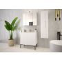 Megstyl Aspen szafka 80x45,8x82 cm podumywalkowa stojąca biała 2490 zdj.11