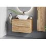 Megstyl Etna szafka 80x45,8x50 cm podumywalkowa wisząca dąb olejowany 2621 zdj.9