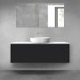 Oltens Vernal zestaw mebli łazienkowych 140 cm z blatem czarny mat/biały połysk 68316300 zdj.1