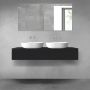 Oltens Vernal zestaw mebli łazienkowych 140 cm z blatem czarny mat 68320300 zdj.1