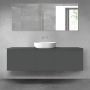 Oltens Vernal zestaw mebli łazienkowych 160 cm z blatem grafit mat 68416400 zdj.1