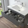 Oltens Vernal umywalka z szafką 100 cm grafit mat 68002400 zdj.4