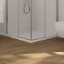 Oltens Bergytan brodzik 100x100 cm kwadratowy RockSurface biały 17102000 zdj.4