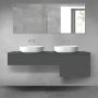 Oltens Vernal zestaw mebli łazienkowych 160 cm z blatem grafit mat 68343400 zdj.1