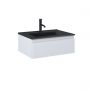 Zestaw Oltens Vernal umywalka z szafką 60 cm czarny mat/szary mat 68005700 zdj.1