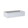 Zestaw Oltens Vernal umywalka z szafką 100 cm biały połysk/szary mat 68008700 zdj.4