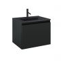 Zestaw Oltens Vernal umywalka z szafką 60 cm czarny mat 68013300 zdj.1