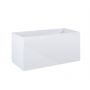 Oltens Vernal szafka 100 cm podumywalkowa wisząca z blatem biały połysk 68105000 zdj.7