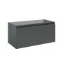 Oltens Vernal zestaw mebli łazienkowych 160 cm z blatem grafit mat/czarny mat 68442400 zdj.5