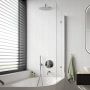 Zestaw Oltens Hamnes zestaw wannowo-prysznicowy podtynkowy chrom 36609100 zdj.3
