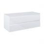 Oltens Vernal szafka 120 cm podumywalkowa wisząca z blatem biały połysk 68466000 zdj.2