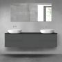 Oltens Vernal zestaw mebli łazienkowych 180 cm z blatem grafit mat/czarny mat 68505400 zdj.1