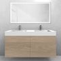 Zestaw Oltens Lun szafka podumywalkowa 120 cm z umywalką Stila LavaForm dąb/biały połysk 68802060 zdj.2