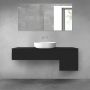 Oltens Vernal zestaw mebli łazienkowych 140 cm z blatem czarny mat 68280300 zdj.1