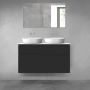 Oltens Vernal zestaw mebli łazienkowych 120 cm z blatem czarny mat/biały połysk 68229300 zdj.1