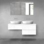 Oltens Vernal zestaw mebli łazienkowych 120 cm z blatem biały połysk 68234000 zdj.1