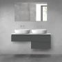 Oltens Vernal zestaw mebli łazienkowych 120 cm z blatem grafit mat/biały połysk 68236400 zdj.1