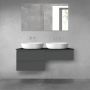 Oltens Vernal zestaw mebli łazienkowych 120 cm z blatem grafit mat/czarny mat 68237400 zdj.2