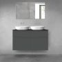 Oltens Vernal zestaw mebli łazienkowych 120 cm z blatem grafit mat/czarny mat 68303400 zdj.1