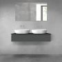 Oltens Vernal zestaw mebli łazienkowych 120 cm z blatem grafit mat/czarny mat 68242400 zdj.1