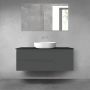 Oltens Vernal zestaw mebli łazienkowych 120 cm z blatem  grafit mat/czarny mat 68213400 zdj.1