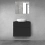 Oltens Vernal zestaw mebli łazienkowych 80 cm z blatem czarny mat 68219300 zdj.1